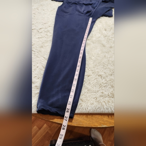 Garnet Hill Luna Sleeveless Knit Jumpsuit Dark Blue Sz XS - Picture 9 of 11